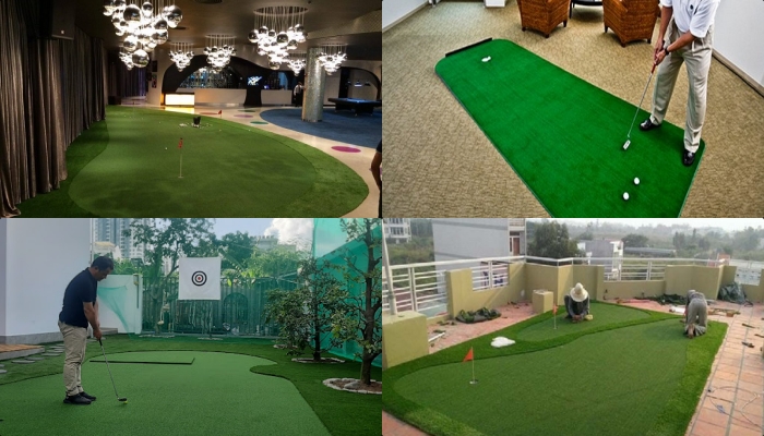 Những mô hình sân tập golf sử dụng cỏ nhân tạo phổ biến