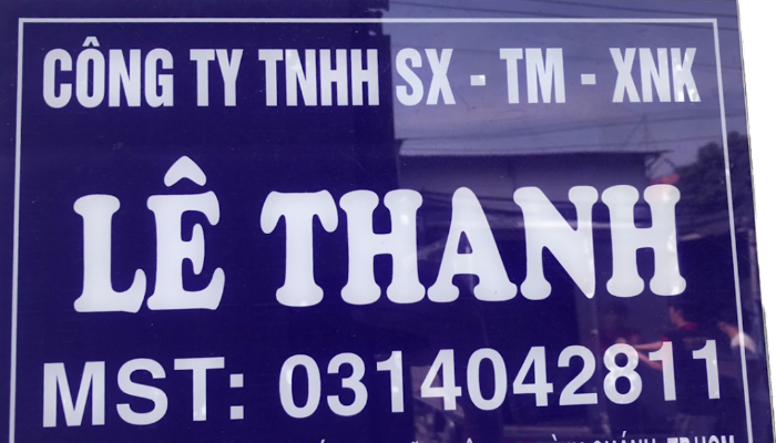 Công Ty TNHH SX TM XNK Lê Thanh