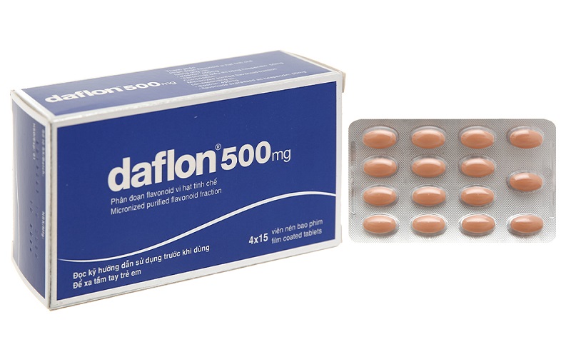thuốc giãn tính mạch Daflon