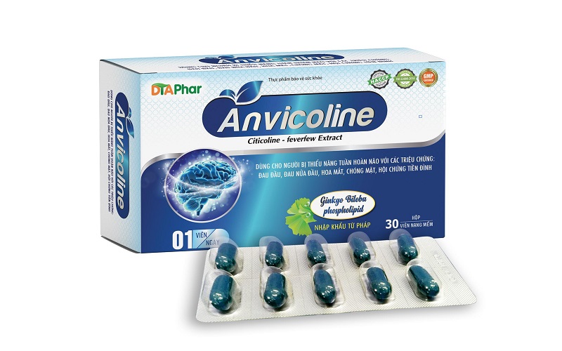 thuốc tăng cường tuần hoàn máu Anvicoline 