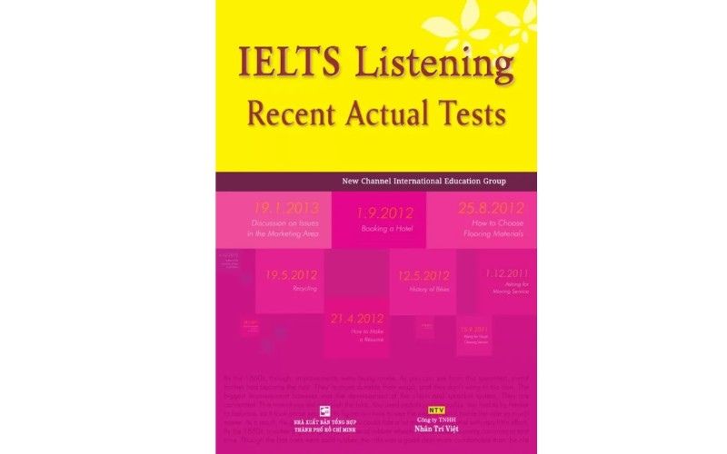 sách IELTS Recent Actual Listening Test