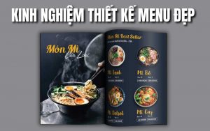 kinh nghiệm thiết kế menu đẹp