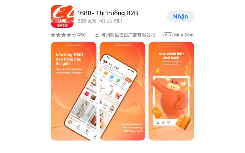 tải app 1688 về máy