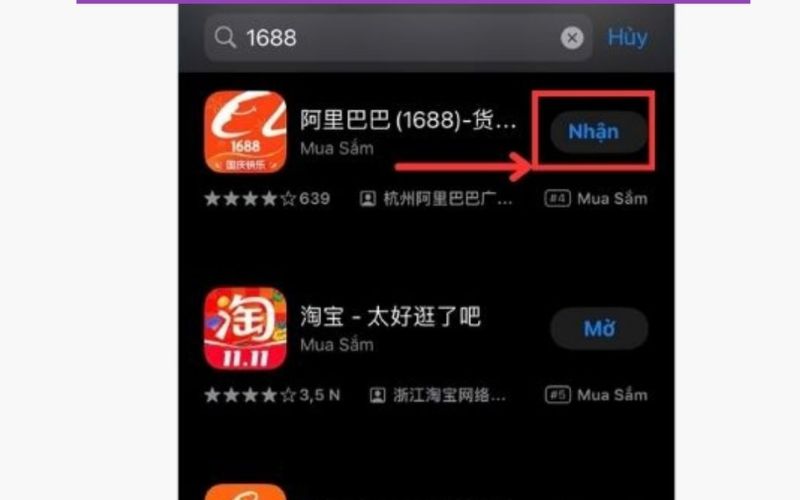 tải app 1688 về máy