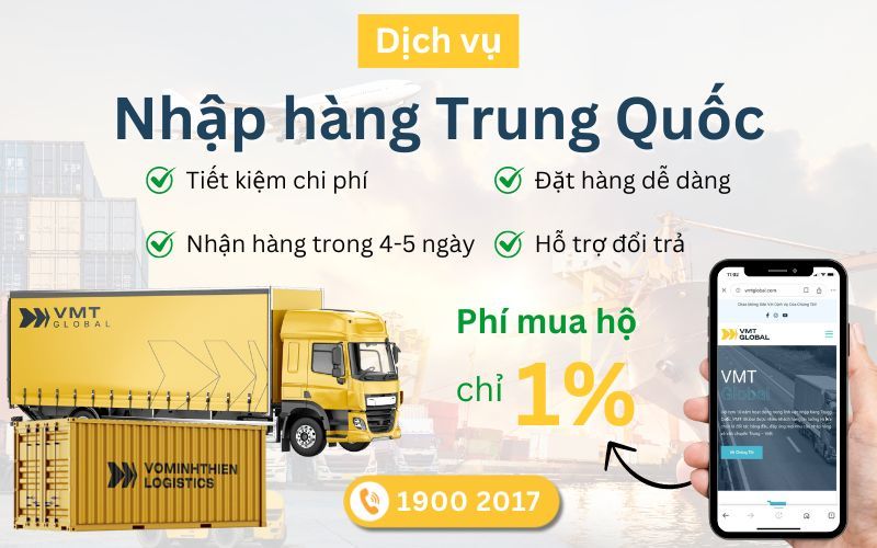 dịch vụ nhập hàng trung quốc VMT Global