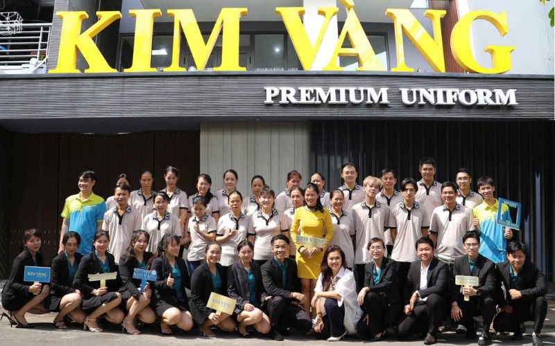 Xưởng may áo local brand Kim Vàng