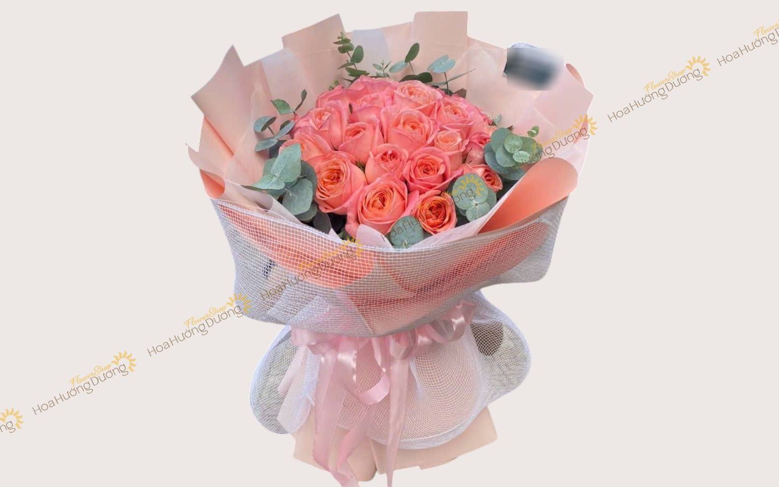 hoa tặng sinh nhật tone hồng