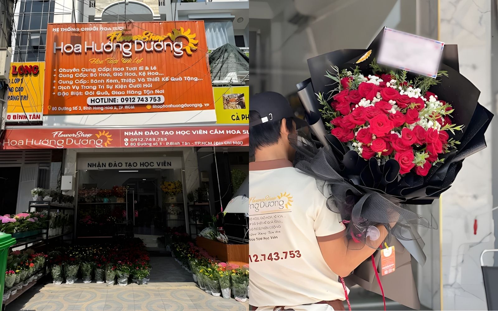 Shop Hoa Hướng Dương - Cửa hàng hoa tươi đẹp, nhiều mẫu