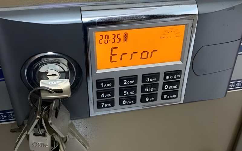 nguyên nhân két sắt báo lỗi ERROR