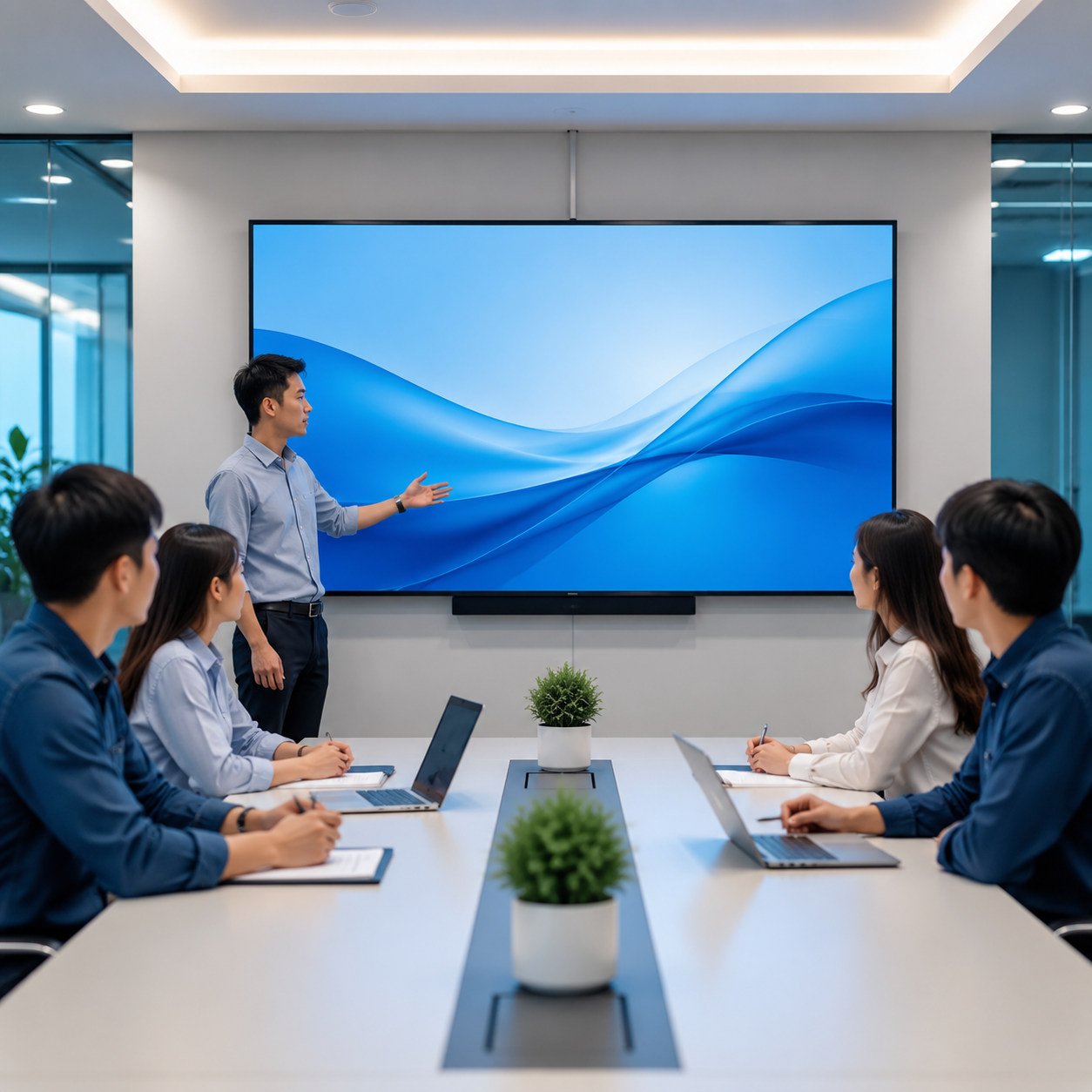 Màn hình LED phòng họp cho không gian hiện đại